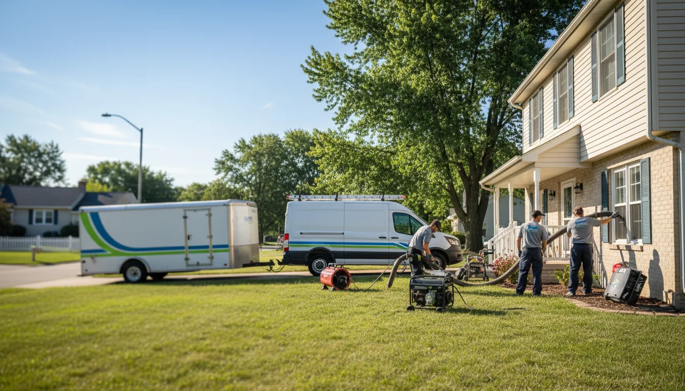 Flooded Basement Restoration And Cleanup With Repair in Early, IA near me